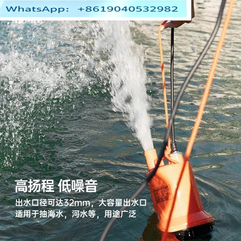 Fishing Boat Bilge Pump - مضخة مياه البحرية 12 فولت/24 فولت