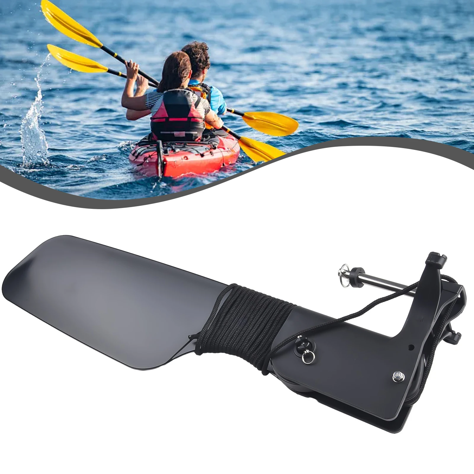 Fishing Boat Steering Wheel - لدفة الكاياك ذات الذيل الكبير مع